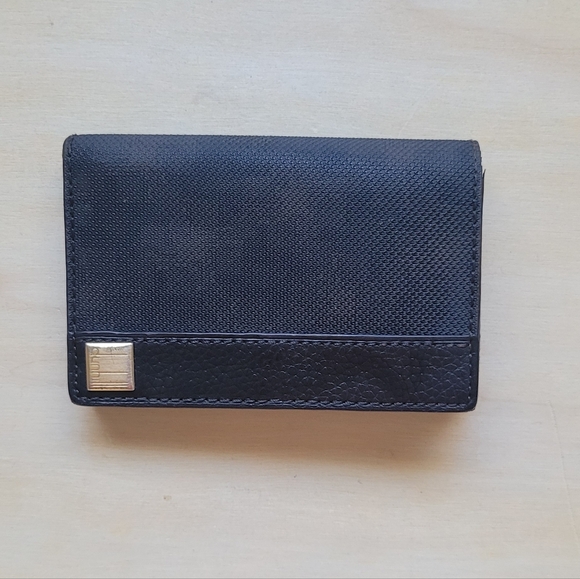 Dunhill Wallet 6-Key Case Logo plate PVC coating Brown